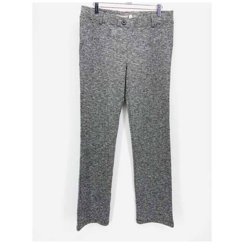 Betabrand Women's Straight Leg Knit Pants in Heather Gray